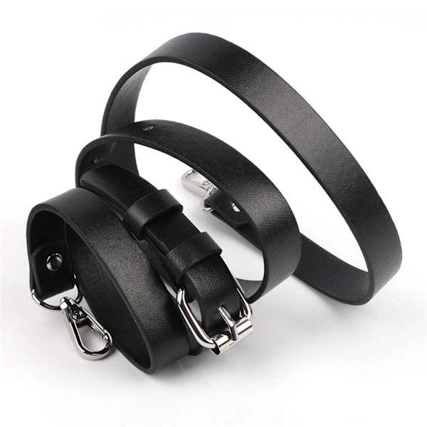 PU-skulderreimhåndtak DIY-erstatningshåndtak for veskestropper Black