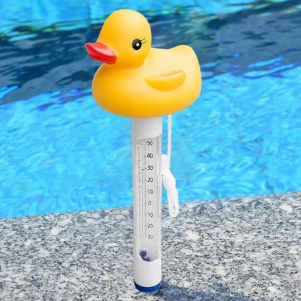 Pooltermometer Flytande Termometer Tecknad Stil Vattentermometer För Pooler, Spa (LGL) Duck
