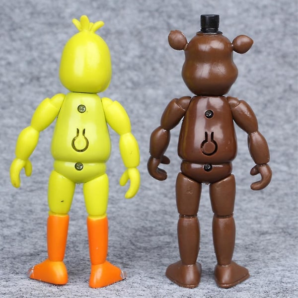 5 st/set Five Nights At Freddys Actionfigurer Leksaker Samling Barn Julklapp As shown