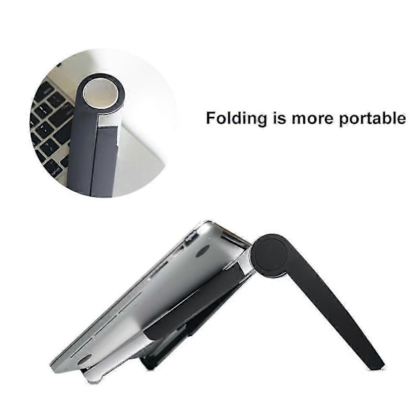 Bærbar Foldbar Laptop Notebook Tablet Holder Stand Monterings Skærm Riser Beslag (LGL)
