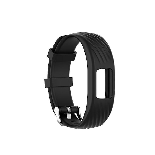 Silikon Armbånd til vivofit 4 Sportsur Blødt Remsløjfe Armbånd Black