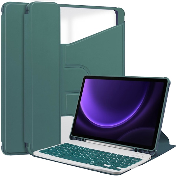 Smart Läderfodral med Tangentbord För Samsung Galaxy Tab S9 FE LGL
