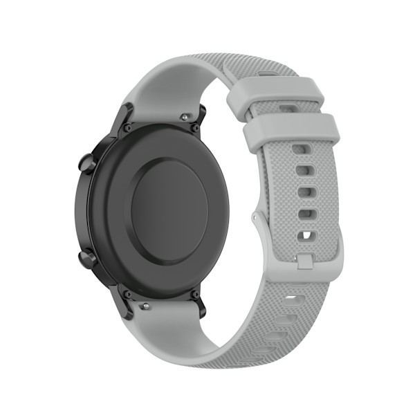 Klockarmband silikon Garmin Venu 2S, Garmin Vivomove 3S Garmin Venu 2S, Garmin Vivomove 3S, Garmin Move 3S, Garmin Vivoa Grå (LGL) Grå 18 mm