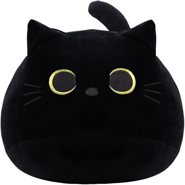 Sort kat plys legetøj 16' sort kattepude 55CM