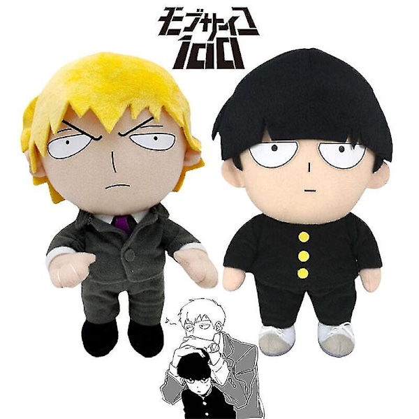 Mob Psycho 100 Reigen Arataka Pehmolelu Nukke Lapsille Joulu Syntymäpäivälahja Keräilyesine [GGL] Black