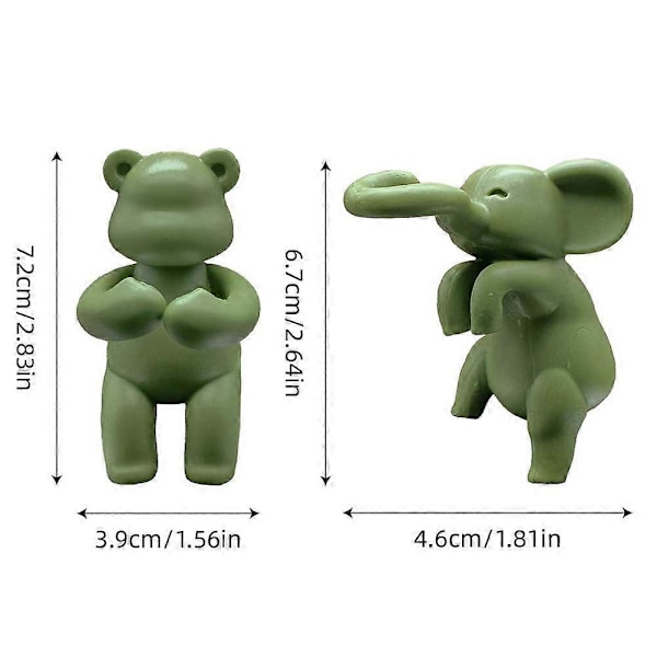Kasvien pistokkaiden pidike varsille, hauska ja käytännöllinen kasvien lisäys, ystävät, sisäkasvien tarvikkeet LGL Green Bear