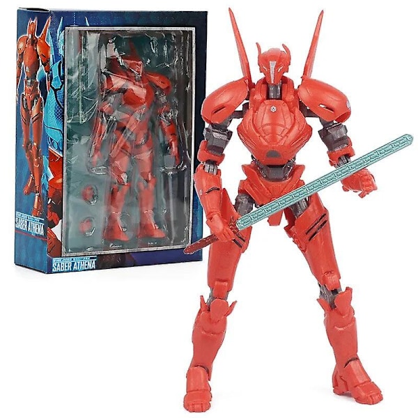 Pacific Rim 2 Gipsy Avenger Actionfigurer Bevægelig Model Mech Robot Figur Obsidian Fury Saber Athena Samleobjekt Model Legetøj [LGL] Saber Athena