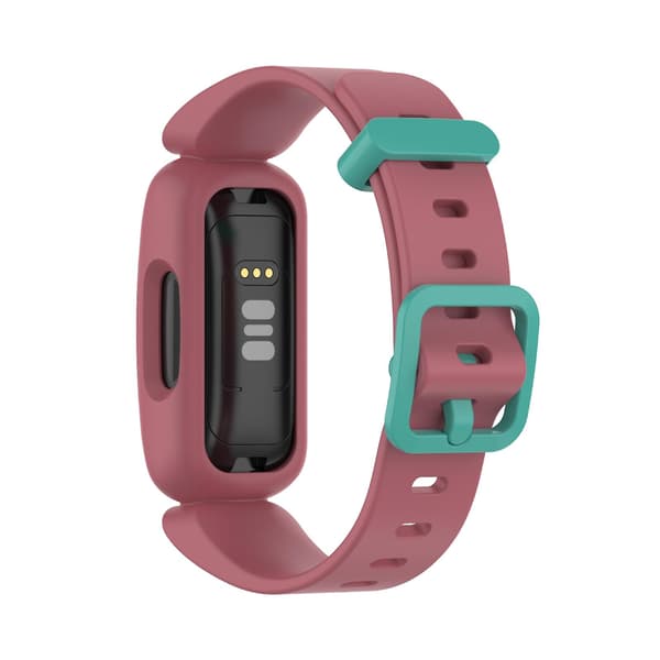 Til Fitbit Inspire 2 Silikone Urrem (LGL) Watermelon Red Green