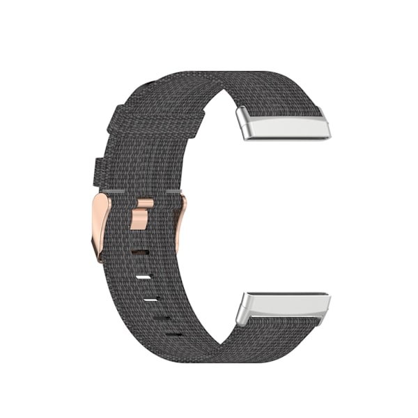 Vævet lærredsrem til Fitbit Sense til Fitbit Sense (LGL) Dark Grey