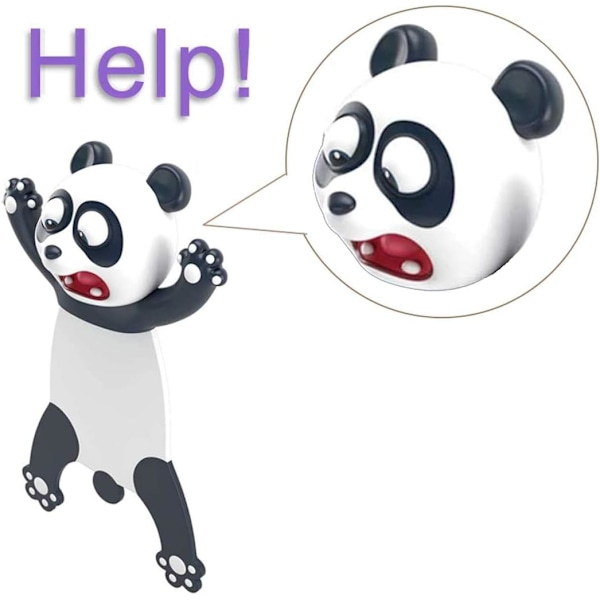 Ihanat kirjanmerkit, hauskat 3D-sarjakuvakirjanmerkit eläimet lukemiseen kirjanmerkit opiskelijoille toimistotarvikkeet (LGL) Panda