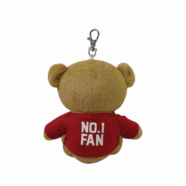 FC Buddy Bear Nøkkelring (LGL) Brown/Red One Size