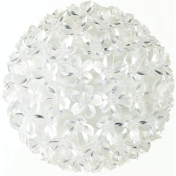100 LED Lyskule Varmt Hvit Julepyntkule Julelys Julekule Ca. 15 cm (LGL)