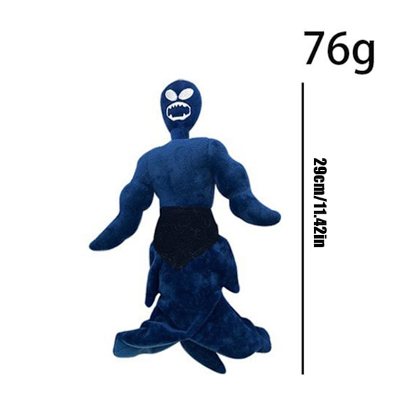 Døre Roblox Screech Plys Plys Legetøj, Monster Horror Spil Døre Plys, Døre Roblox Plys, Gode Gaver Til Drenge Piger Og Fans [LGL] Blue