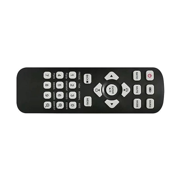 Ny T-2501 Fjärrkontroll för Projektorer 3D X1123h X118 X118ah X118h X1223h X128h X1323wh X138wh X168h [GGL] Black