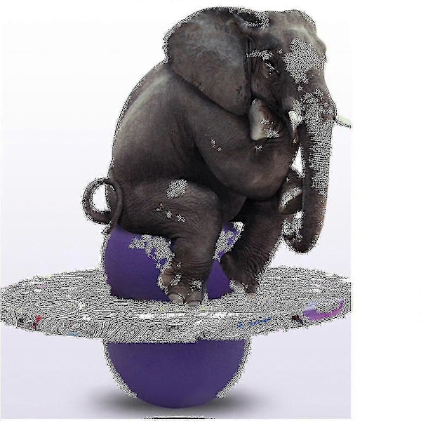 Pogo Hoppboll Balansbräda Med Handtag Explosionssäker Träningsboll LGL Purple