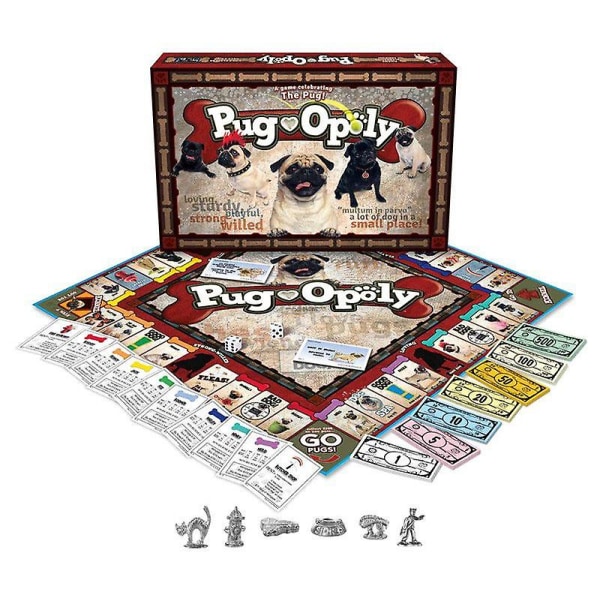Pug-opoly brädspel