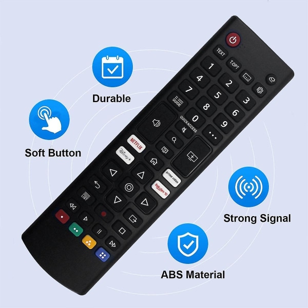 AKB76040301 Kaukosäädin LG Smart LED LCD TV:lle 32LM577BPUA 50UP7000PUA 60UP7670PUB 32LM577BZUA 86UP8770PUA [LGL] black