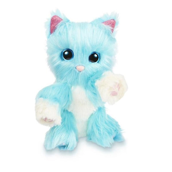 Little Live Pets Scruff-a-luvs Plysj Mysterieredning Kjæledyr Kjæledyrleke Kanin Hund Katt, Overraskelse Katt Bad Hund Plysjleke Blue cat