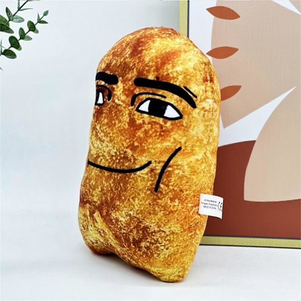 Kycklingnugget Meme Plyschleksaker Rolig Stor Block Plyschkudde Söta Nuggets Gosedjur LGL A