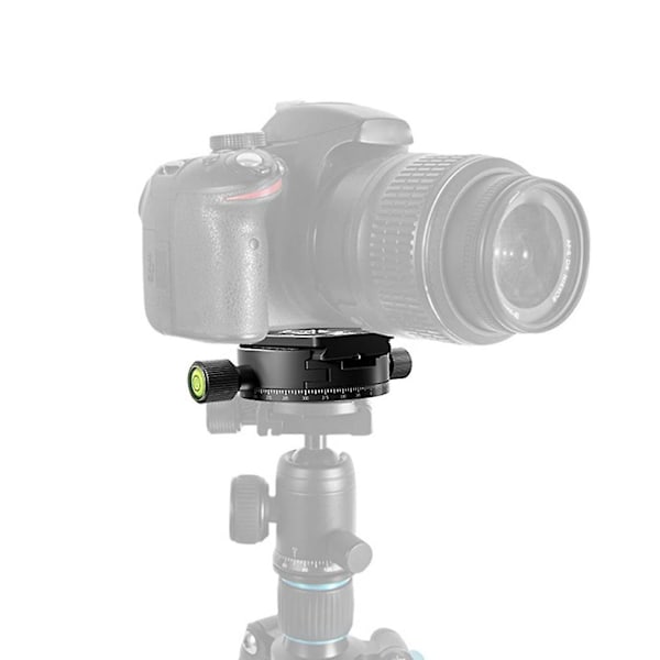360 astetta kääntyvä kolmijalka pikakiinnityslevy panoraamateline DSLR-kameralle LGL QJ 08S