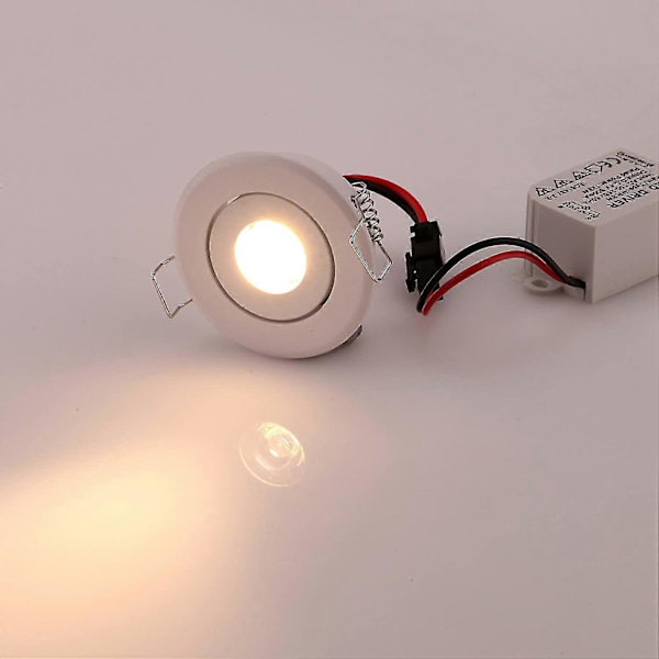 Mini 3w LED Downlights Infällda Små Tak Infällda Spotlights varmt ljus (LGL)