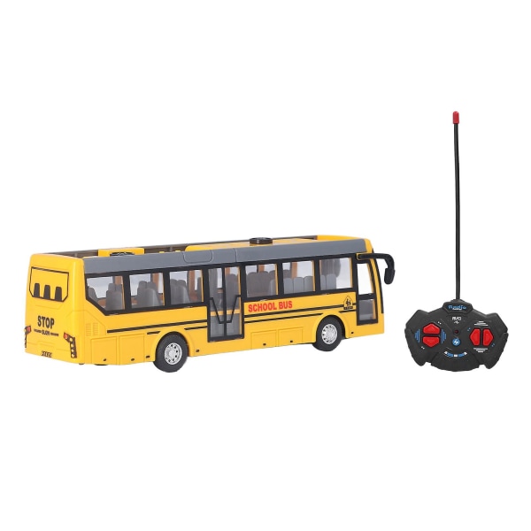 Fjernkontroll Buss Høy Simulering Alle retninger Kjøring Oppladbar Rc Skolebuss For Barn[GL] Yellow