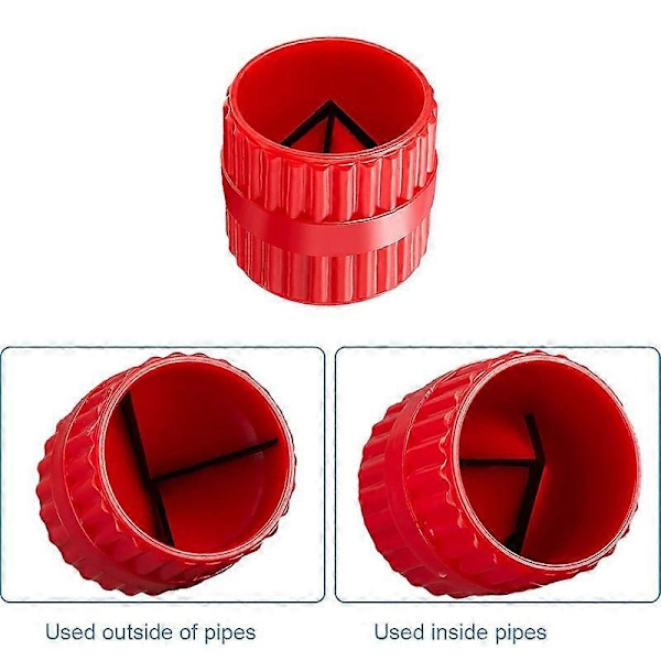 Rörgradare, Universell Rörgradare, Inre Yttre Brotsch, Inre: 5-38mm, Rörfasningsverktyg, PVC Rörgradningsverktyg (2 st) (LGL)