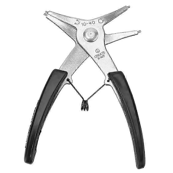 Låsringstång, 2 i 1 Extern Intern Låsring Borttagningstång, Fästringsverktyg för 10mm till 40mm Diameter (LGL)