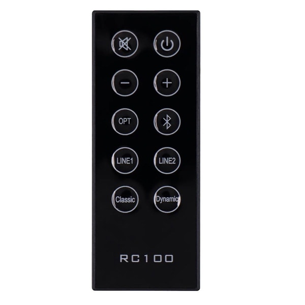 Rc10d fjernbetjening egnet til Sound Speaker System Rc10d Rc100 R2000db fjernbetjening [LGL] black