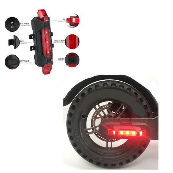 LED-lampa för Xiaomi M365 elscooter - Blå