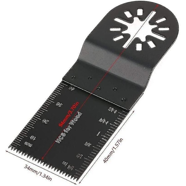 20 kpl 34 mm:n Oskilloivia sahanteriä monitoimityökaluun LGL