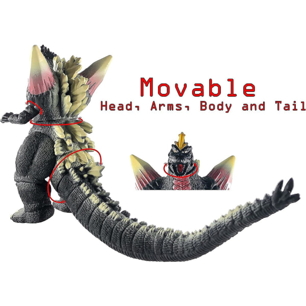 Space Godzilla Toy Action Figur, 1994 Movie Monster Series Spacegodzilla Soft Vinyl