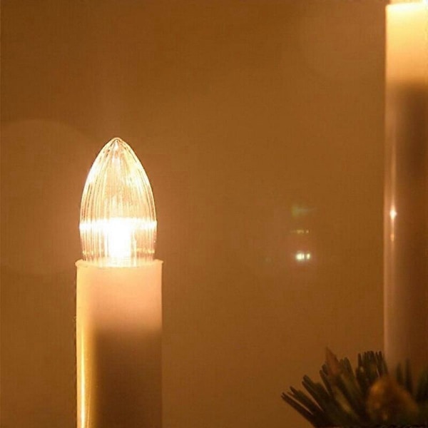 10 st E10 LED Ljuslampor för Ljusslingor 10V-55V AC för Badrum Kök Hem Lampor Glödlampa Dekorationsljus (LGL)
