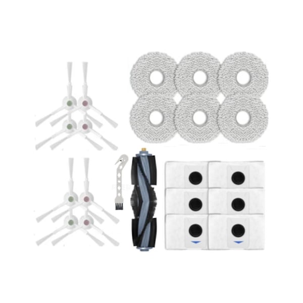 22 KPL Deebot T20/T20MAX/T20PRO/X1 OMNI/T10 Omni/Turbo -imurin pääharja sivuharja pölypussi M LGL As Shown
