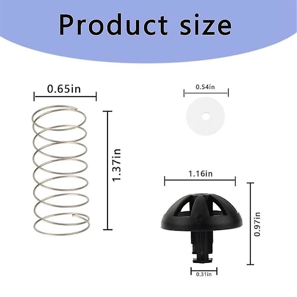 Kaffebrenner Bunn Fjærbelastet Stopper Bryggekurv For Kaffe Maskiner - Passer Modeller 990117900 990237500