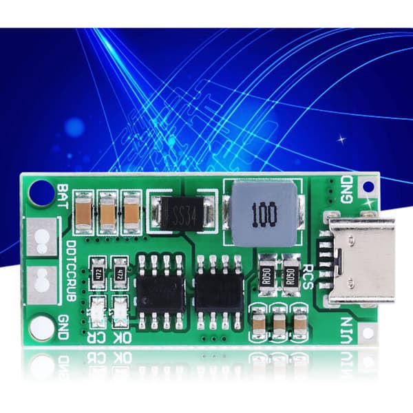 Li-ion batteriladermodul, Boost-ladekort, DDTCCRUB 3S4A elektronisk komponent (LGL)