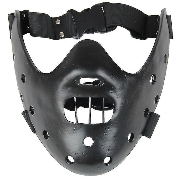 Hannibal Mask Skräck Hannibal Scary Resin Podium Lamb's Silence Masquerade Cosplay Party Halloween Masker[GL] Green