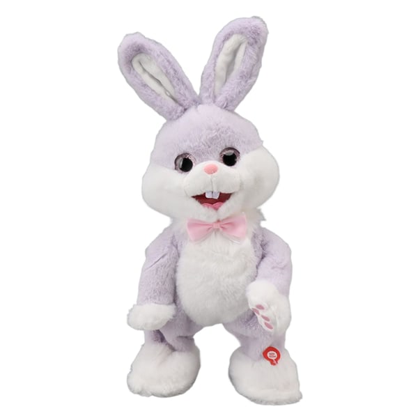 Animeret kanin Musikalsk plyslegetøj Bærbar kanin 8 sange Syngende legetøj Dejlig dans Imiter talelegetøj til børn
