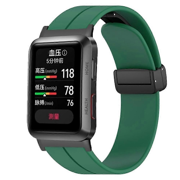 For Huawei Watch D Rem Soft Silikon Klokkereim med Magnetisk Foldespenne LGL Multicolor Style H