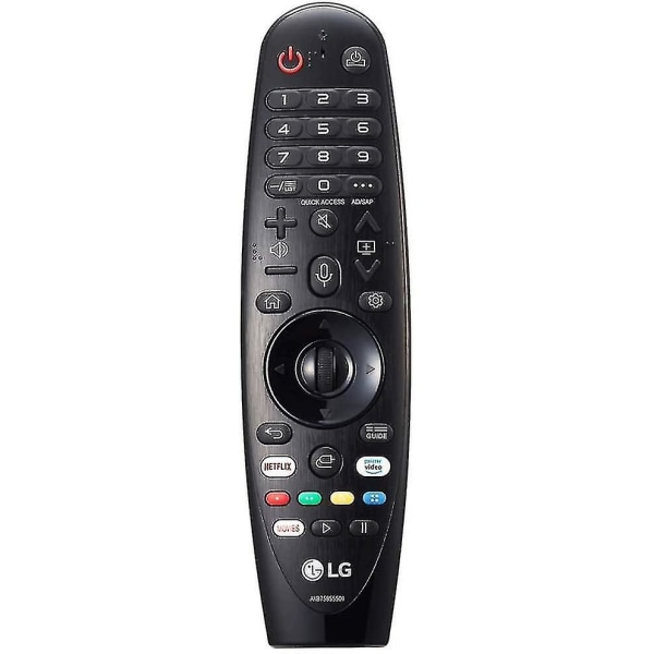 Lg Remote Magic -kaukosäädin, joka on yhteensopiva monien LG-mallien, Netflixin ja Prime Video -pikanäppäimien Fg kanssa