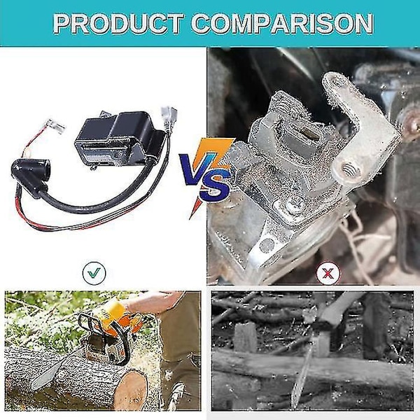 Tändspolekabel för Husqvarna 435 440 445 450 440e 435e Ersätt 573 93 57-01 504 57 14 -01 544 24 38-01 [L]