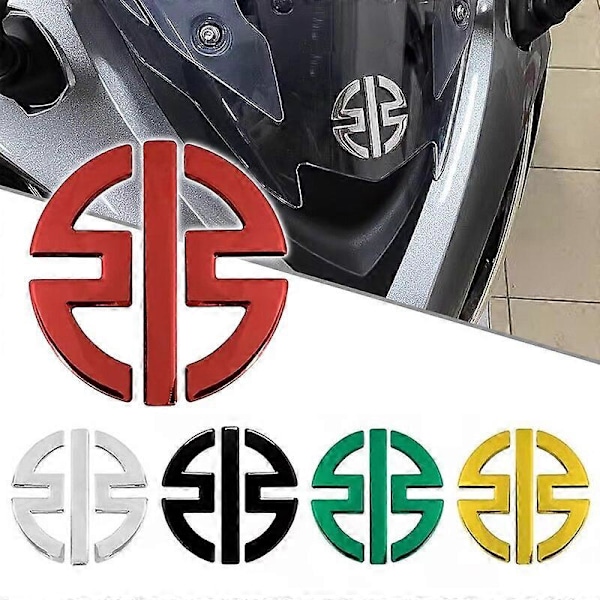 3D Motorcykeldekaler 2st Kåpdekaler Emblem Tanklogotyper För Kawasaki H2R Z125 Z250 Z300 Z400 Z650 Z800 Z1000 Motorcykel Knä & Benskydd LGL Red