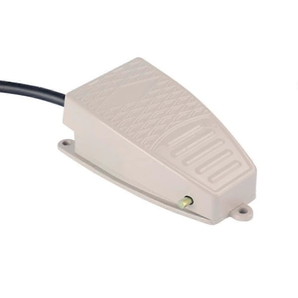 Fotpedal, 380V AC 220V DC Normalt Öppen Fotpedal Aluminiumhölje Momentan Fotpedal för Verktygsmaskiner (LGL)