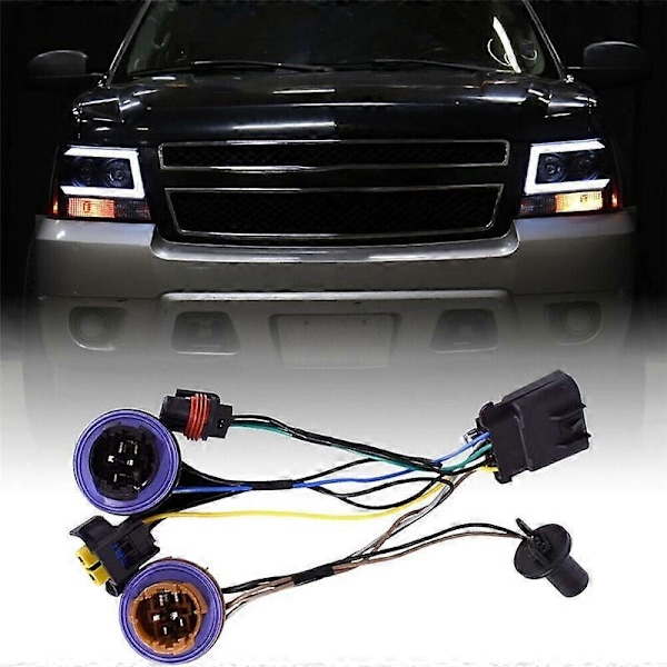 Auton lampun johtosarja Chevrolet Suburban 1500 2500 Tahoe Avalanche -ajovalojen johtosarja 15950809 LGL As shown