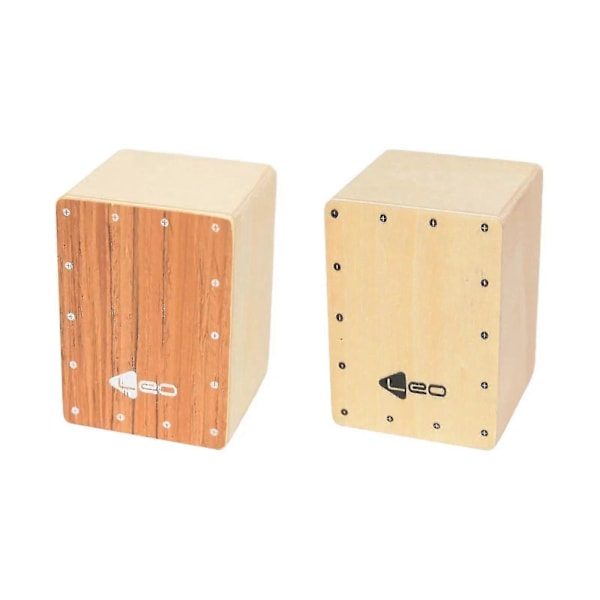 Cajon-boks Tromme Percussion Instrument For Hjemme- og Sceneopptreden Wood