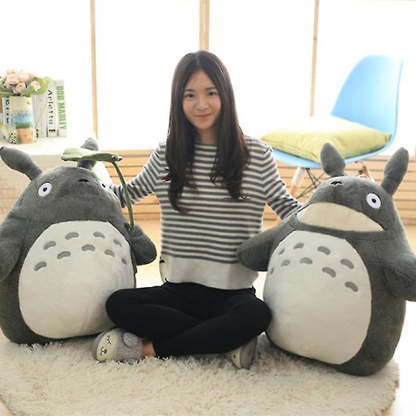 30-70cm Söta Anime Flicka Barnleksaker Totoro Docka Stor Storlek Mjuk Kudde Totoro Plyschleksak Docka Barn Födelsedagspresent Cartoon Hem