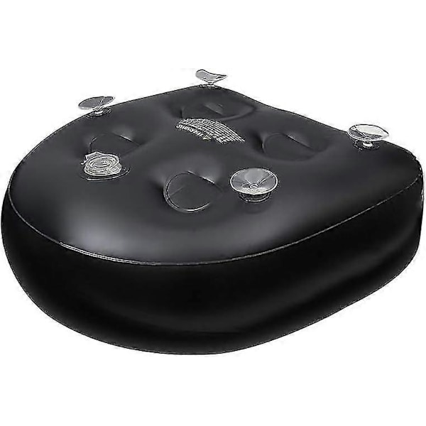 Uppgraderade Sittdynor för Bubbelpool med Mesh Uppblåsbar Bubbelpool Sittdyna Multifunktionell Spa Booster Sittdyna med Sugkoppar med Meshöverdrag Halkfri för Vuxna LGL 1 pack