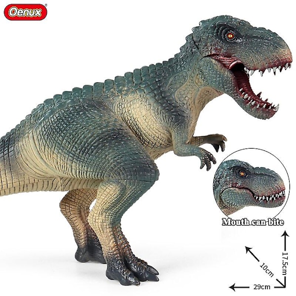 Ny Jurassic Indominus Rex Velociraptor Actionfigurer Savage Tyrannosaurus Dinosaur World Dyr Model PVC Samling Børnelegetøj LGL Dinosaur model7