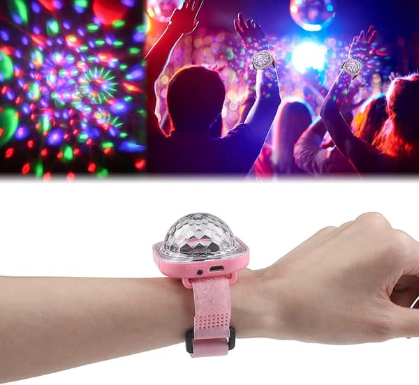 Mini Disco Ball Light, Led Disco Light Med 5 Moduser, Led Disco Lights Usb Lading Stjerneprojektor Lys