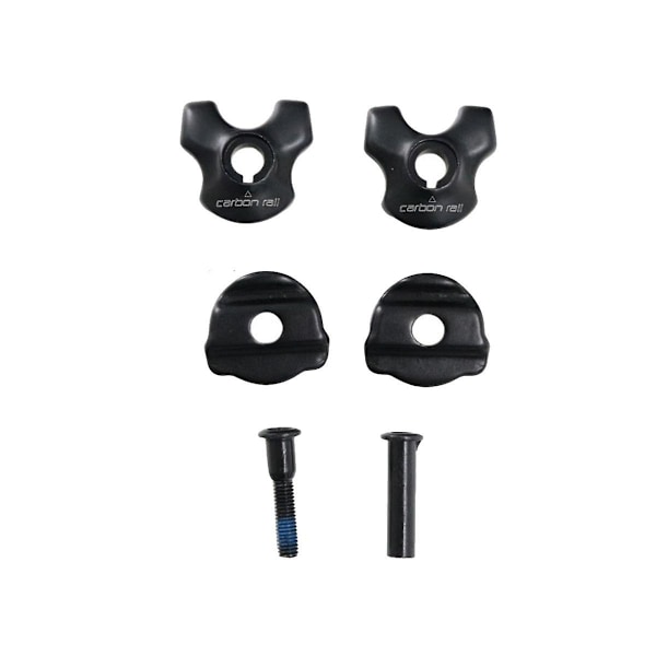 Cykelsadelpind Klemme til Carbon Sadelskinner Adapter 7x9mm Cykel Sadelpind Rør Oval / Rund Clips Cykling Tilbehør [GGL] Black